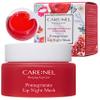 CARE:NEL Lip Mask Overnight 23g (Pomegranate) - Moisturizer for Dry Lips - Overnight Treatments Balm, Day and Night Repair Gloss, Scrubs Exfoliator view 1