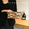 The Summer Swan | Floral Cosmetic BagLarge Aesthetic Travel Makeup and Personal Item Pouch For Purse | Skincare Bag (Mushroom Yellow) view 2