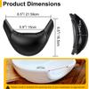 AISEELY Shampoo Bowl Neck Rest for Salon, Salon Shampoo Neck Rest Cushion, Professional Shampoo Bowl Neck Cushion, Silicone Salon Sink Neck Rest for Wash Basin Hair Washing Tray for Sink at Home view 3