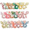 ACO-UINT 20 Pack Scrunchies for Thick Hair: Cute Ribbon Hair Ties with Fruit Bows for Girls and Women, Ponytail Holders Hair Accessories view 1