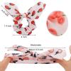 ACO-UINT 20 Pack Scrunchies for Thick Hair: Cute Ribbon Hair Ties with Fruit Bows for Girls and Women, Ponytail Holders Hair Accessories view 2