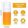 100 Pcs 12ml 0.4oz mini Plastic Sample Bottle Flip Cap Empty Travel Bottles Small Squeeze Sample Containers Leakproof Refillable for Makeup Cosmetic Toiletry Foundation view 2