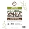 Eco-Shell All-Natural Walnut Shell Powder, Fine Grade, Natural Product For Skin Exfoliation, Body Scrub, Foot Scrub, 10 lbs (160 Oz) view 1
