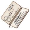 MR.GREEN Portable Luxury Manicure Sets Stainless Steel Pedicure Kits with Full-Grain Cowhide Leather Cover Personal Care Tools Set view 1