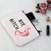 G2TUP Surgery Awareness Makeup Bag Gastric Sleeve Bariatric VSG Cosmetic Gift Travel Bag (Bye B*tch White Bag) view 4