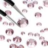 12 Grids 3792pcs Lt.Amethyst Flatback Rhinestones Set for Nail, Art, Crafts, Makeup, Tumblers Glitter Round with Tweezers and Picking Pen(SS6~SS20) view 4