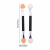 Eye Eco Products Nail Enhancement Tools Eye Shadow Brush Eye Shadow Stick Magic Mirror Paint Rubber Double Headed Two Sided Small Brush Aluminum 10 Clean Brushes Makeup (A, One Size) view 3