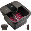 Beinilai Collapsible Foot Spa,Foot Bath with Heat and Massage and Bubble Jets,Foot Soak Tub with Six Non Motorized Rollers,Acupressure Massage Points,Red Light and Removable Pumice Stone view 1