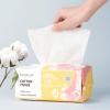 Disposable Face Towel 100 Cont,7.9"X7.9"Clean Face Towelettes for Washing Face, 100% Cotton Soft Dry Wipe, Biodegradable Face Towels & Facial Tissuel Travel Size for Cleaning,Makeup Removal view 1