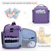 BAFASO Essential Oil Storage with 2 Sheet Labels, Essential Oil Case Holds 72 Bottles (15ml - 30ml), Purple view 3