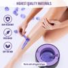 Tress Wellness Wax Warmer Silicone Liner (Purple) - Easy to Clean Silicone Wax Warmer Bowls with 2x Silicone Spatulas Compatible with 16oz Electric Waxing Kit - Silicone Wax Pot melting Wax Bowl view 3