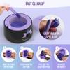 Tress Wellness Wax Warmer Silicone Liner (Purple) - Easy to Clean Silicone Wax Warmer Bowls with 2x Silicone Spatulas Compatible with 16oz Electric Waxing Kit - Silicone Wax Pot melting Wax Bowl view 4