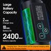 Ambition Vibe Tattoo Machine Rotary Cartridge Battery Pen with Extra 2400mAh Touch Buttons LED Digital Display Wireless Power Brushless Motor Equipment Supply for Professional Artists and Beginners view 4