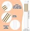 Funtery 60 Pieces Lash Cleaning Brush Shampoo Brushes with Container Cleansing Lash Extension Supplies Cleanser for Extensions Nose Pore Cleaning Brush Peel off Blackhead(Black, White) view 3