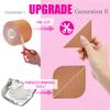 Akissos Wrinkle Patches 160 PCS Face Lift Tape DIY Multifunction Comfort Smooth Skin Solution for Forehead, Eyes 11 Lines, Crows Feet, Laugh Lines, Neck & Face Overnight view 2