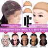 13x6 Lace Front Wigs Human Hair Pre Plucked with Baby Hair 180% Density Straight HD Transparent Lace Frontal Glueless Wigs for Black Women Human Hair Bleached Knots No Shedding Full And Thick 24 Inch view 3