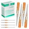 combofix Catheter Needles - 50Pcs 14G IV Catheter Piercing Needles Hollow Body Piercing Needles for Ear Nose Belly Navel Nipple Disposable Piercing Needles Supply(14G) view 1