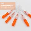 combofix Catheter Needles - 50Pcs 14G IV Catheter Piercing Needles Hollow Body Piercing Needles for Ear Nose Belly Navel Nipple Disposable Piercing Needles Supply(14G) view 3