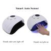 90w Nail Dryer Lamp For Curing All Kinds Gel Polish Quick Dry 45 Leds UV LED Lamp With Large LCD Screen Touch Button view 2