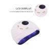 90w Nail Dryer Lamp For Curing All Kinds Gel Polish Quick Dry 45 Leds UV LED Lamp With Large LCD Screen Touch Button view 3