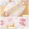 Waterproof Shower Caps, 3 Pcs Plastic Reusable Shower Caps Elastic Band Bath Caps for Women, Kids (Flower) view 4