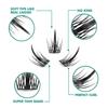 DIY Eyelash Extension, 3D Effect Glue Bonded Band Individual Lash 48 Clusters Volume Lashes Set, Home Eyelash Extension, C curl Lashes Pack 12MM-Spikes-48 Clusters view 4