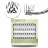 DIY Eyelash Extension, 3D Effect Glue Bonded Band Individual Lash 48 Clusters Volume Lashes Set, Home Eyelash Extension, C curl Lashes Pack 16MM-Natural-48 Clusters view 1