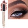Eyeshadow Stick Nude Rose Gold Makeup, Shimmer Cream Eyeshadow Pencil Crayon, High Pigment Waterproof Long Lasting Eye Shadow Pen, Women Multi-Dimensional Eye Highlighter Stick(Warm Gold #03) view 1