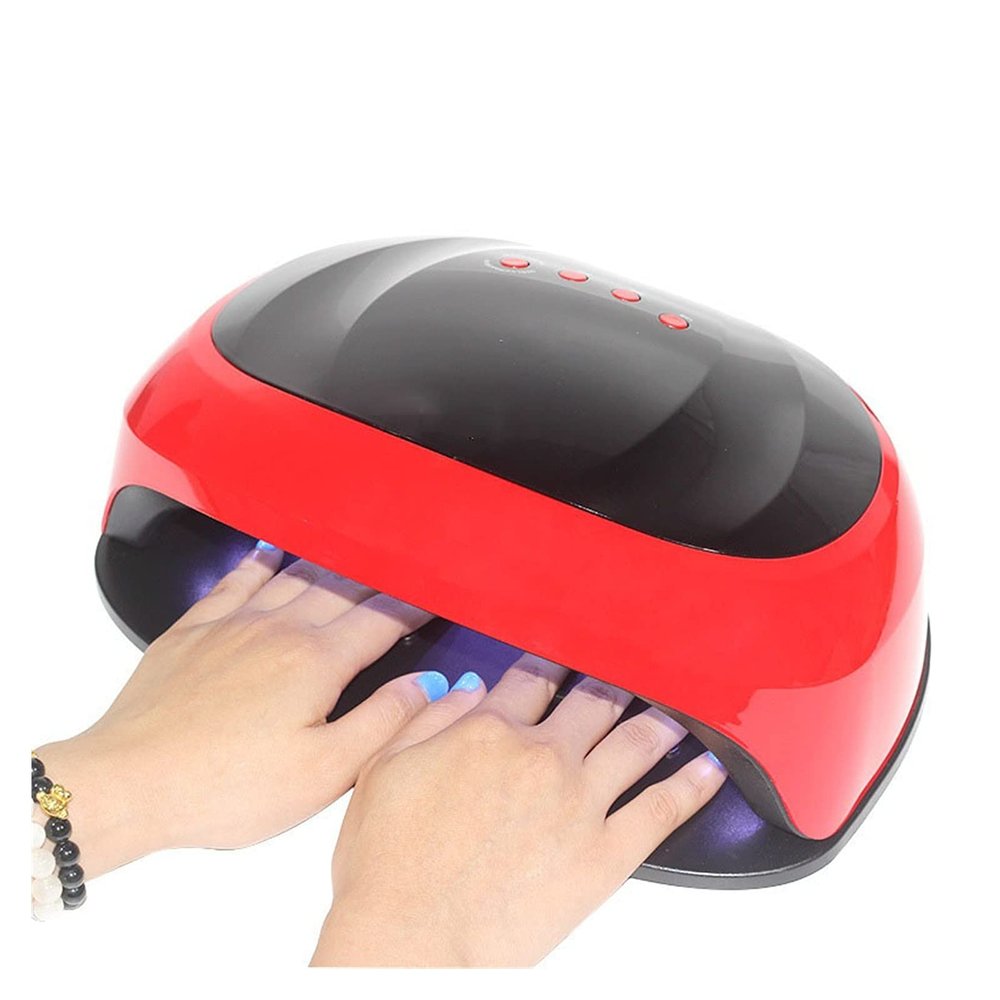 72W Nail Dryer UV Nail Lamp Gel Polish Curing Lamp With Bottom 30s/60s Timer LCD Display Lamp For Nail Dryer