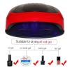 72W Nail Dryer UV Nail Lamp Gel Polish Curing Lamp With Bottom 30s/60s Timer LCD Display Lamp For Nail Dryer view 4