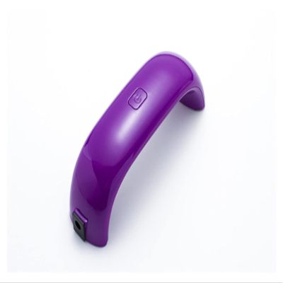 9W Mini Nail Dryer USB LED UV Lamp For Curing Nail Dryer Gel Polish Dryer Lamp Led Rainbow Nail Lamp For Nail Art Manicure Tools (Color : Purple)