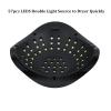 Nail Dryer 114W LED UV Lamp For Nails Polish Gel Curing 57pcs Leds Nail Lamp Fast Drying 10s/30s/60s Timer LCD Screen Salon Tool view 2