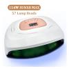 114W UV LED Nail Lamp Nails Dryer Lamp 57 LEDS With Auto Sensor LCD Display Professional Manicure Tools view 4
