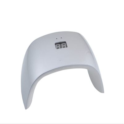 18W UV Lamp For Nails Manicure White Light Professional Nail Dryer Curing All UV LED Lamp Gels Polish Nail Art Tools (Color : Silver)