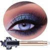 Silver Smokey Grey Gray Eyeshadow Stick, Cream Smooth Single Shimmer Eyeshadow Pencil, Hypoallergenic Waterproof Long Lasting Multi-Dimensional Eye Shadow Highlighter Stick(Moon Silver Shimmer #10) view 1
