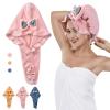 depi Microfiber Curling Towel Absorbent Quick Drying Bandana for Dry Curly, Long, Thick Hair, Anti-Frizz and Soft Hair Head Twist Bandana, Hair Drying Cap for Women's Salon view 1