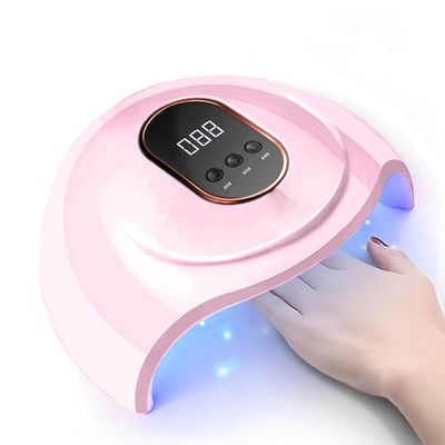54W UV LED Nails Dryers With 60S Quick Drying All Gel Polish Curing Light Nail Lamp Timer Smart Sensor Drying Lamp For Manicure (Color : 54W Pink (USB Plug))