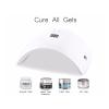 UV LED Nail Dryer 36W LED Lamp Nail Curing Gel Polish with LCD Timer Button Sensor Manicure Auto Tools (Color : Pink) view 4