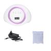 120W Nail Dryer 60PCS/LEDs Ultraviolet Ice Lamp for Drying Gel Polishing 10/30/60/99s Timer Auto Induction Manicure Tool (Color : Purple) view 1