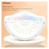 120W Nail Dryer 60PCS/LEDs Ultraviolet Ice Lamp for Drying Gel Polishing 10/30/60/99s Timer Auto Induction Manicure Tool (Color : Purple) view 4