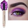 Purple Eyeshadow Stick, Cream Smooth Shimmer Eyeshadow Pencil Makeup, Hypoallergenic Waterproof Long Lasting Eye Shadow Highlighter Stick Create Multi-Dimension Eyes Look(Violets Shimmer #08) view 1