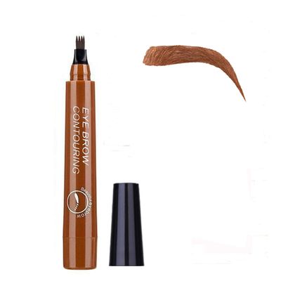 Professional Waterproof Eyebrow Pencil - Easy to Shape, Long Lasting (Light Brown)