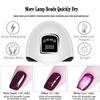 New 90W UV LED Lamp Nails Dryer Manicure Curing Light for Drying Gel Polish Gellak Nail Lamp with Timer Smart Sensor Nail Tools (Color : D3 White) view 2