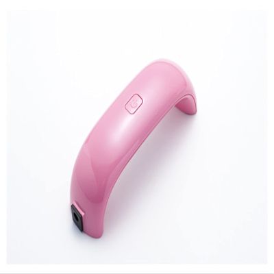 9W Mini Nail Dryer USB LED UV Lamp For Curing Nail Dryer Gel Polish Dryer Lamp Led Rainbow Nail Lamp For Nail Art Manicure Tools (Color : Pink)