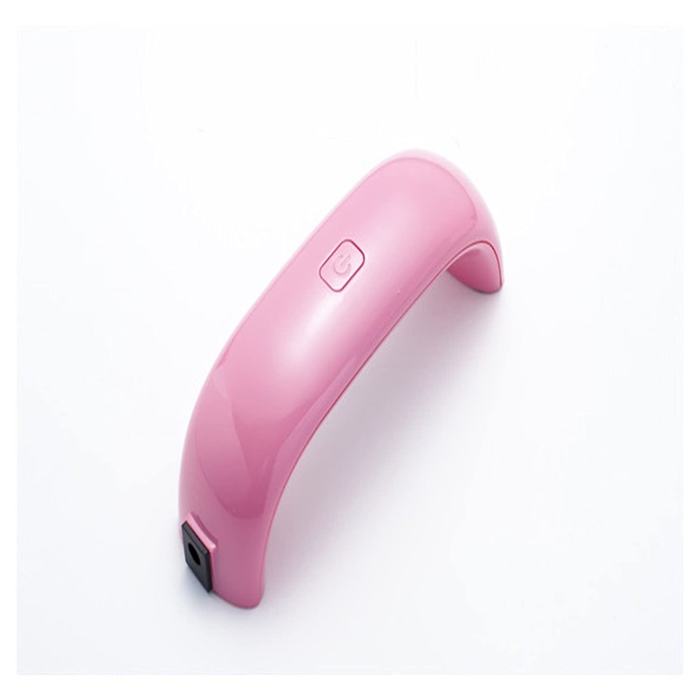 9W Mini Nail Dryer USB LED UV Lamp For Curing Nail Dryer Gel Polish Dryer Lamp Led Rainbow Nail Lamp For Nail Art Manicure Tools (Color : Pink)