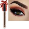 2 in 1 Orange Copper Eyeshadow Pencil, Cream Smooth Shimmer Eyeshadow Stick Crayon, Hypoallergenic Multi-Dimensional Waterproof Long Lasting Eye Shadow Highlighter Stick Eye Liner(Copper Shimmer #05) view 1