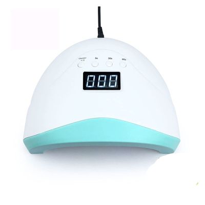 UV Lamp 48W Nail Dryer Gel Polish Curing With Bottom 30s/60s/99s Timer LCD Display Quick Drying Gel Polish Lamp (Color : Green)
