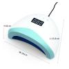 UV Lamp 48W Nail Dryer Gel Polish Curing With Bottom 30s/60s/99s Timer LCD Display Quick Drying Gel Polish Lamp (Color : Green) view 4