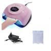 90W SUN M3 Nail Lamp With 45Lamp Beads Ultraviolet Ice Lamp For Drying Gel Polishing 10/30/60/99s Timer Auto Induction Tool (Color : Pink), 500.0 grams, 1.0 Count, 1 view 1