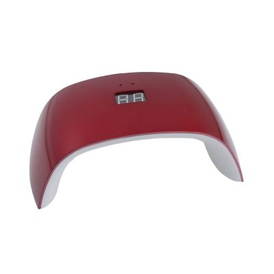 18W UV Lamp for Nails Manicure White Light Professional Nail Dryer Curing All UV LED Lamp Gels Polish Nail Art Tools (Color : Red)